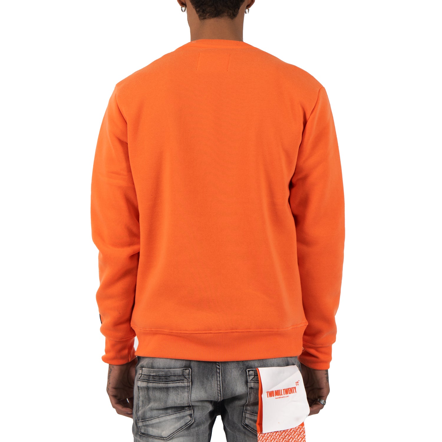 Men's Millionaire Cash Money Crewneck Sweatshirt | Orange