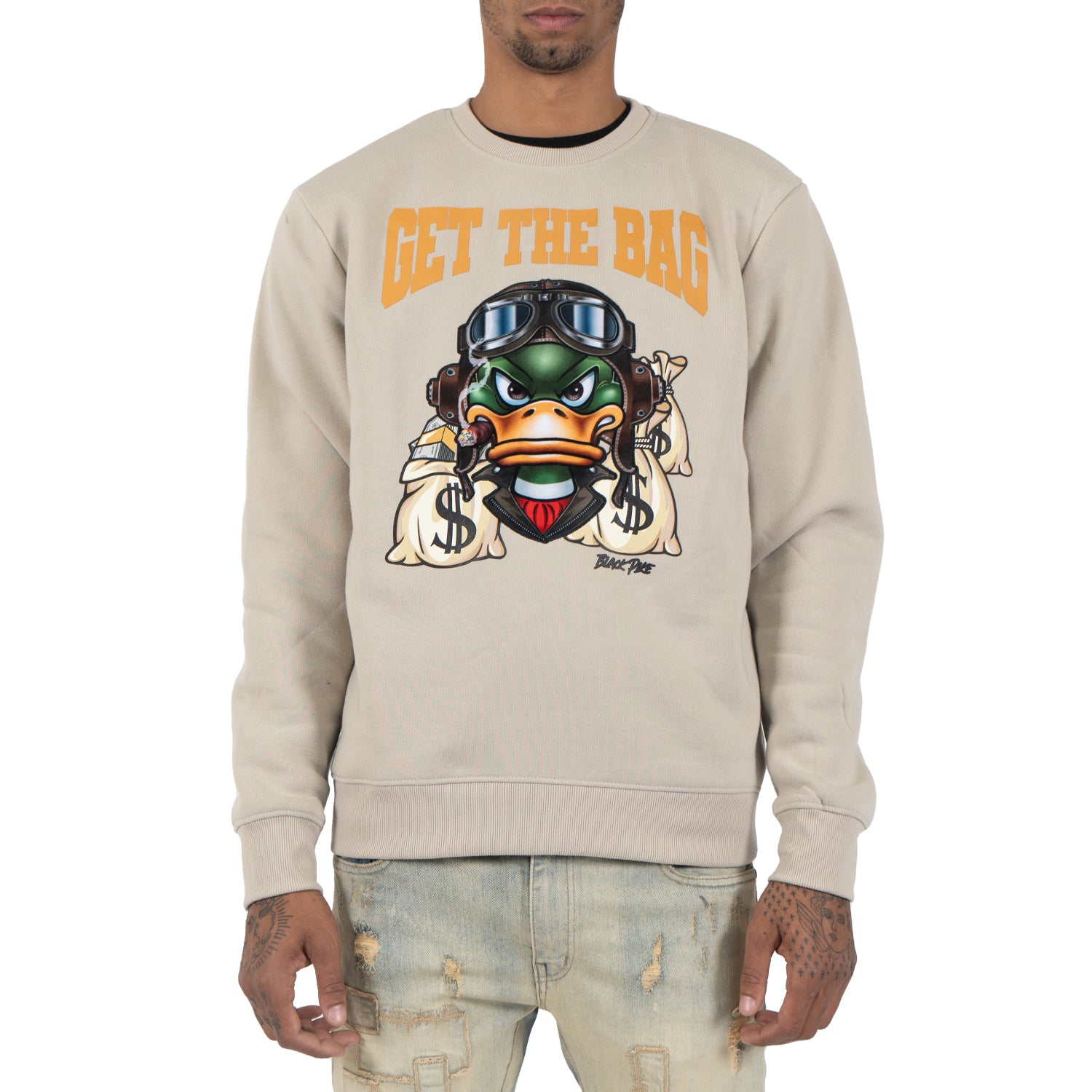 Men's Get The Bag Crewneck Sweatshirt | Taupe