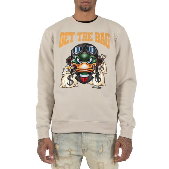 Men's Get The Bag Crewneck Sweatshirt | Taupe