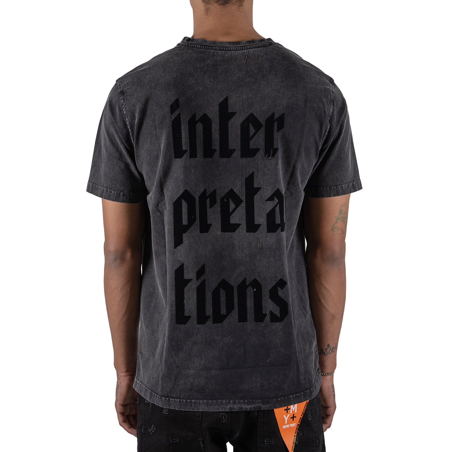 Men's Illicit Ski Mask Script Graphic Tee | Black