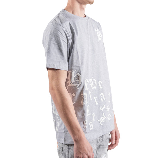 Men's Gothic Letter Graphic T-Shirt | Heather Grey