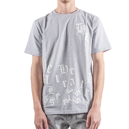 Men's Gothic Letter Graphic T-Shirt | Heather Grey