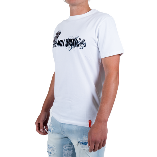 Men's Money Baby Angel Tee | White