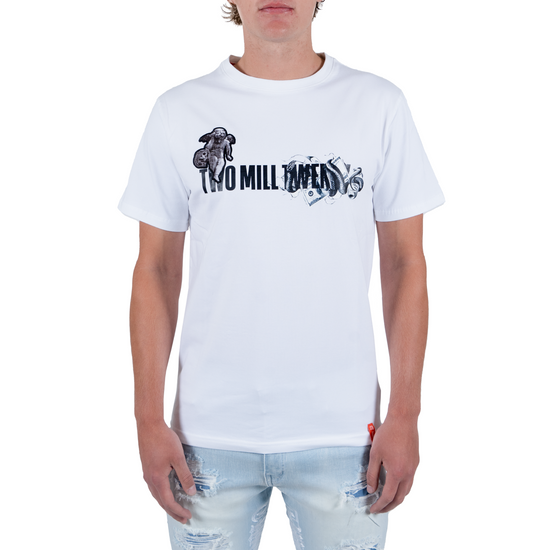Men's Money Baby Angel Tee | White