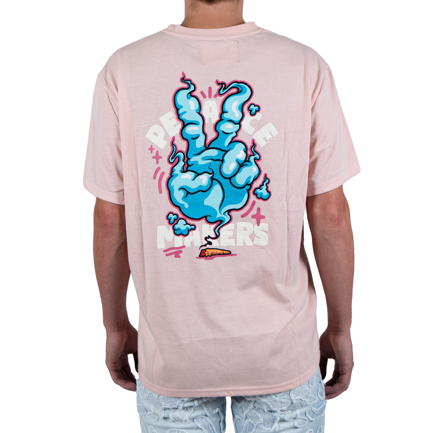 Men's UNDRTD Peace Makers Tee | Pink