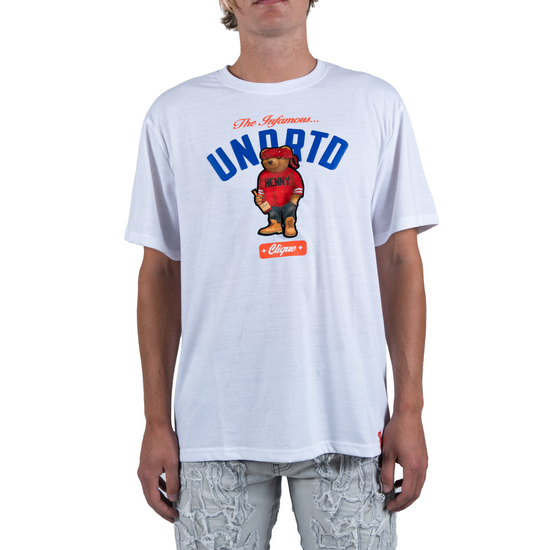 Men's UNDRTD Teddy Henny Tee | White