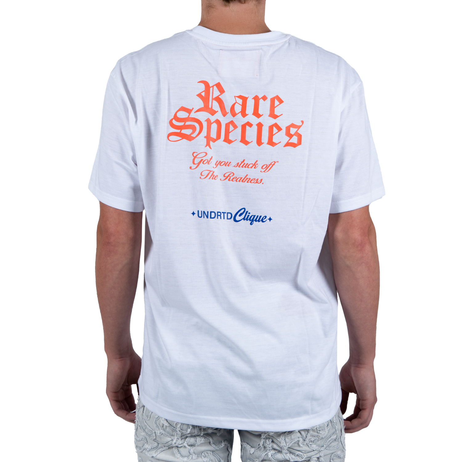Men's UNDRTD Teddy Henny Tee | White