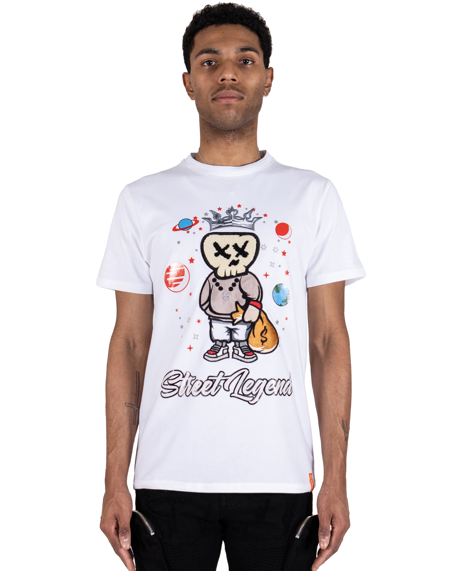 Men's "Street Legend" Graphic T-Shirt | White