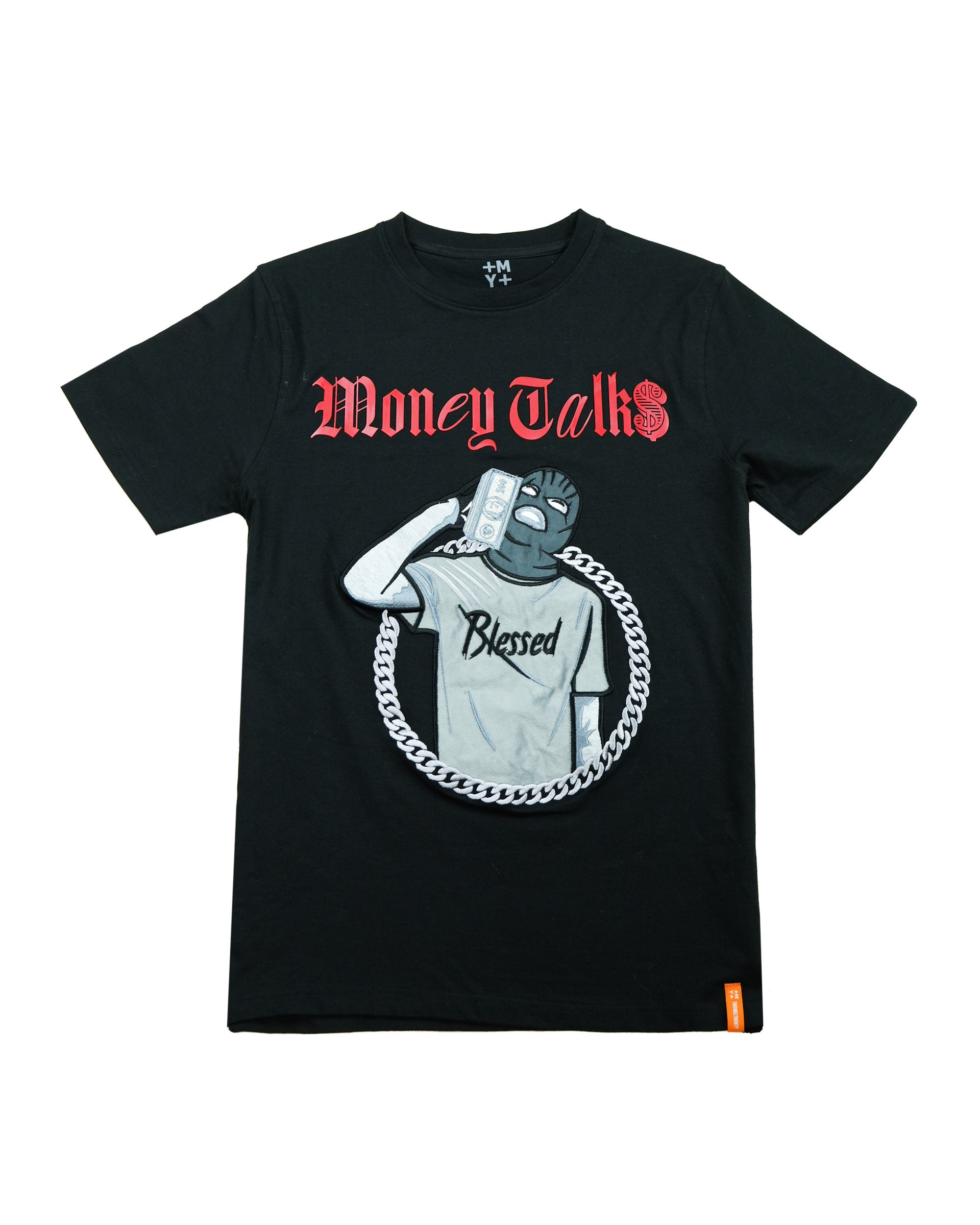 Men's "Money Talks" Graphic T-Shirt | Black
