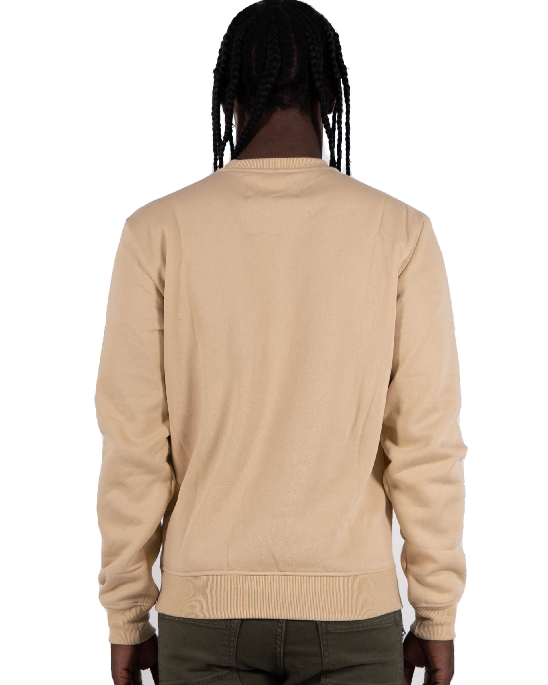Men's "Extraordinary" Graphic Embroidered Sweatshirt | Khaki