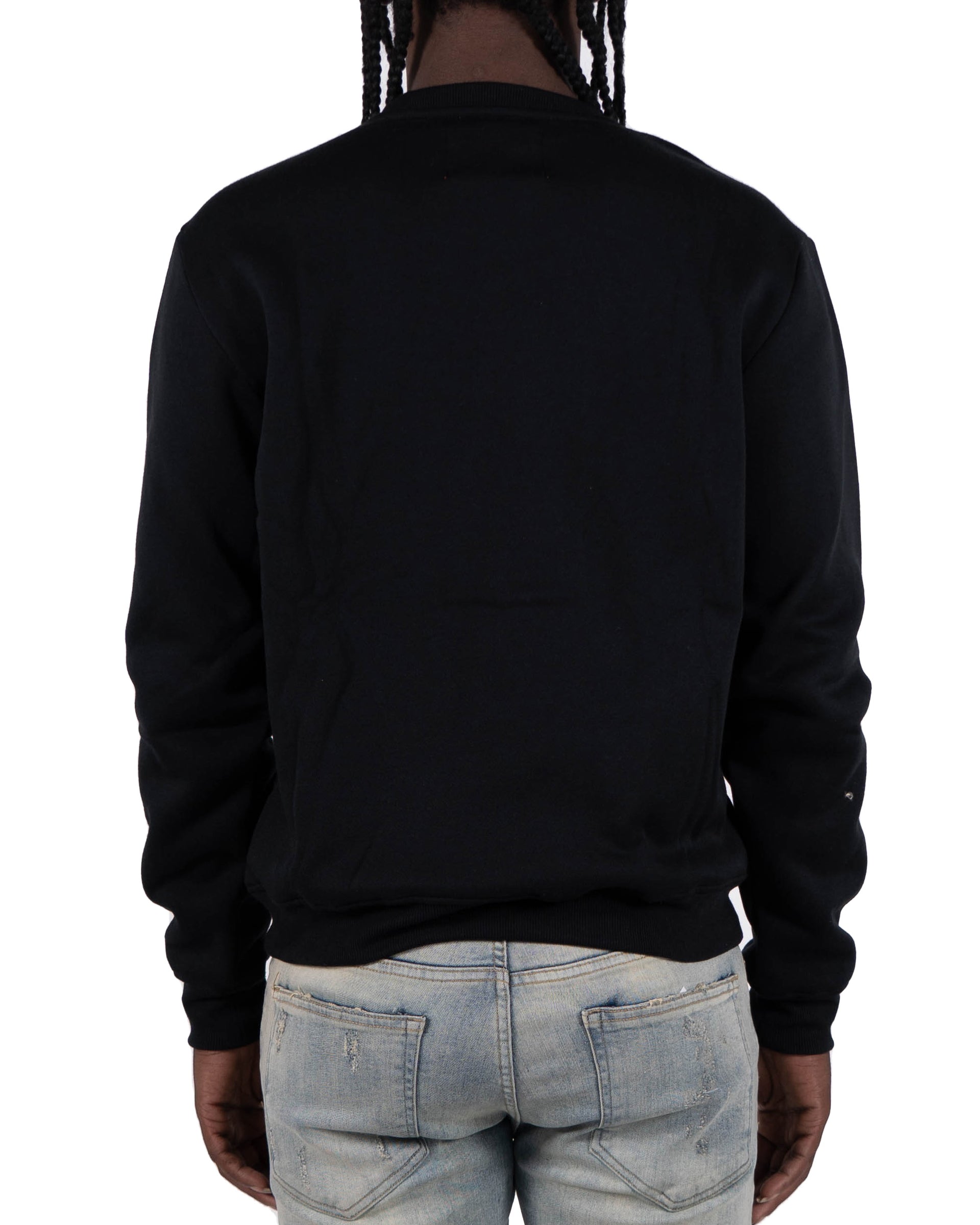 Men's "Good Guy" Graphic Embroidered Sweatshirt | Black
