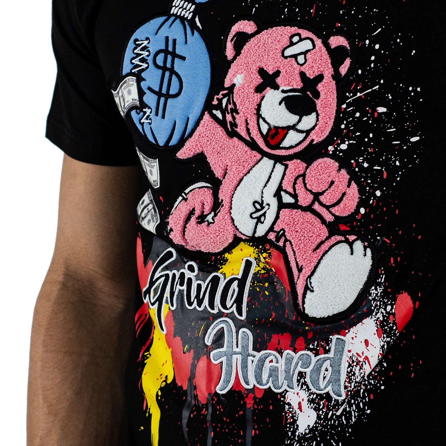 Men's Grind Hard Tee | Black