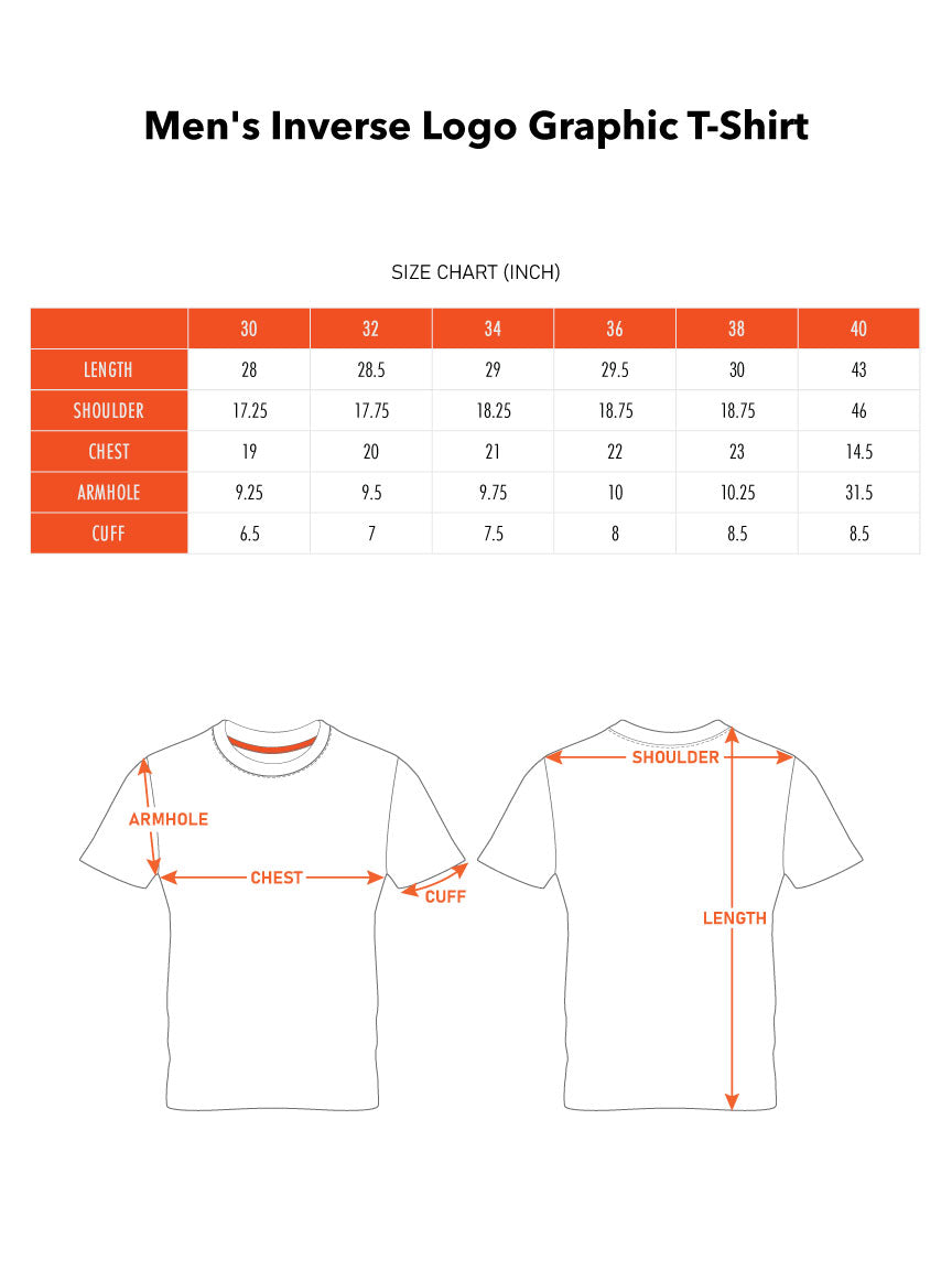 Men's Inverse Logo Graphic T-Shirt | Navy
