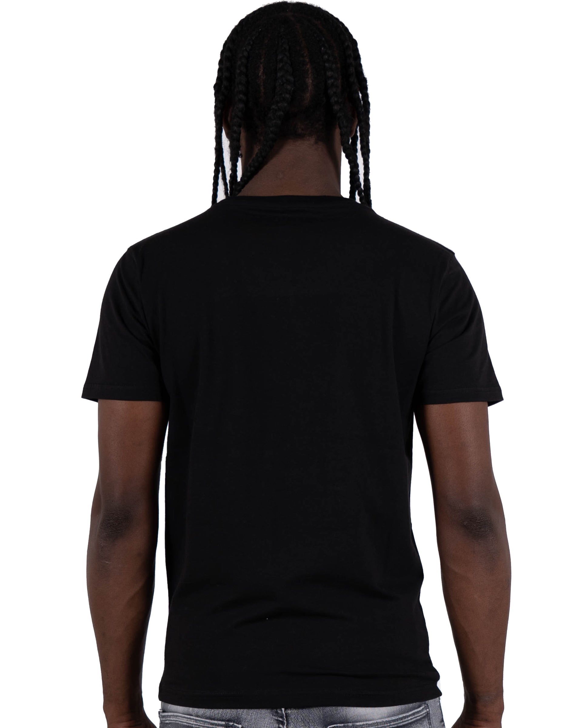Men's "Always Lit" Graphic Embroidered T-Shirt | Black
