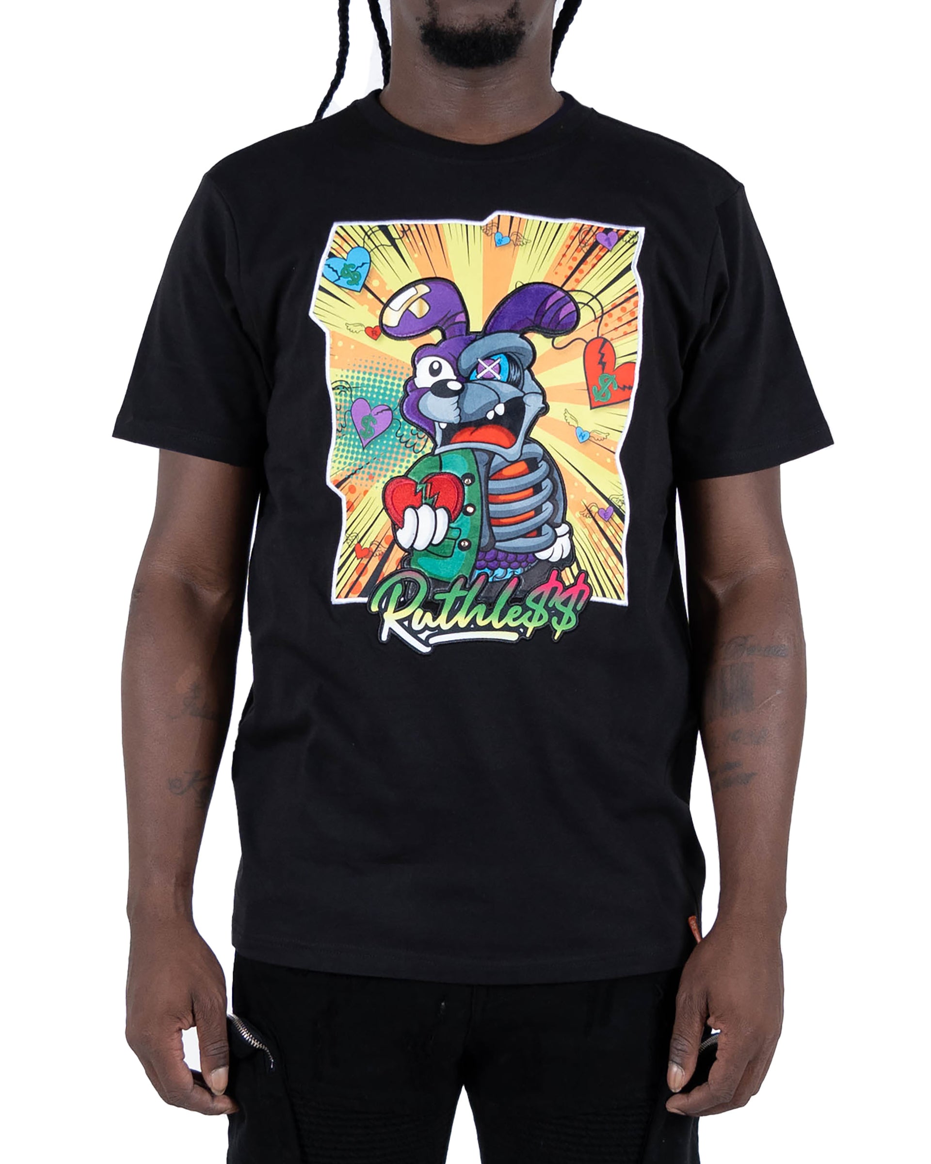 Men's "Ruthless" Graphic T-Shirt | Black