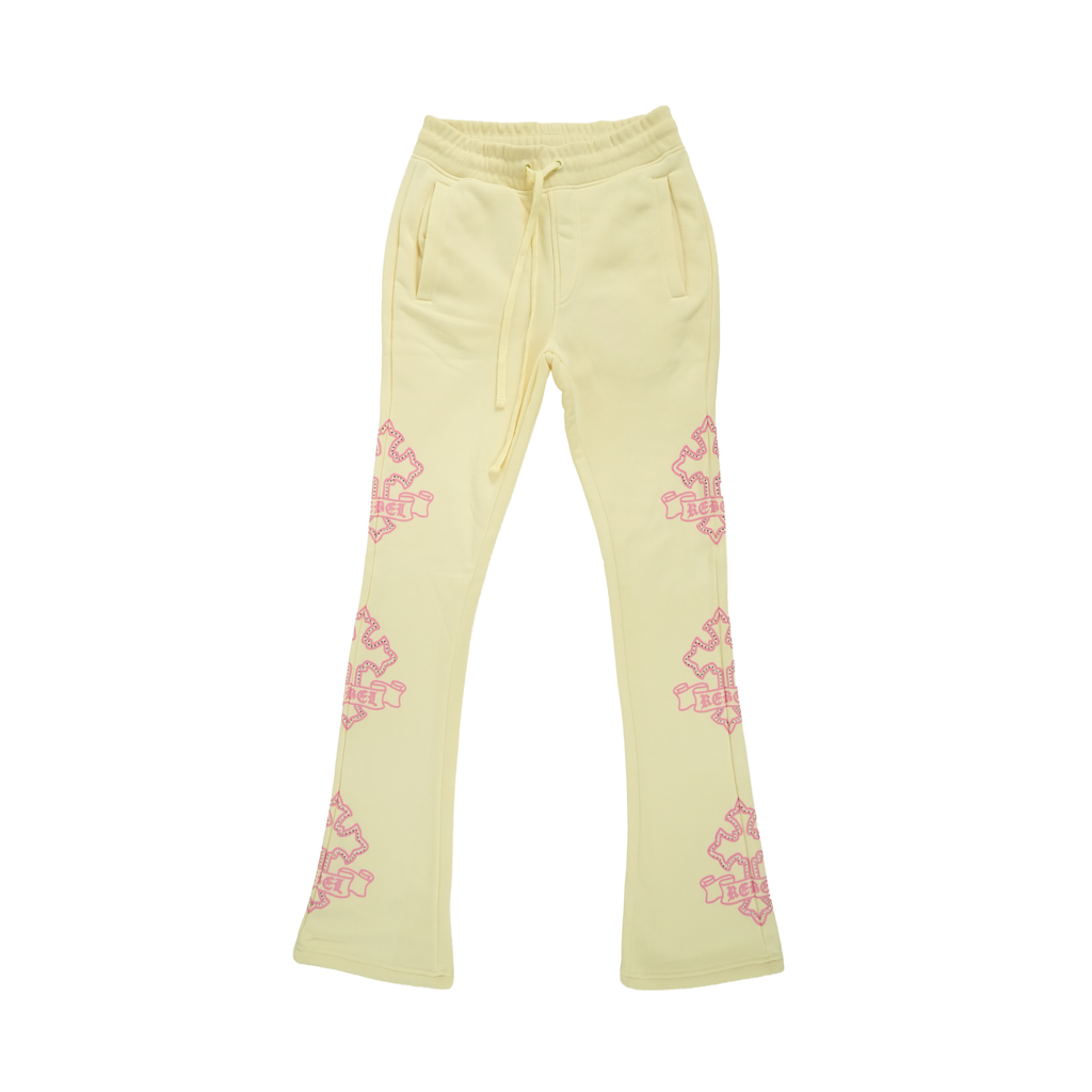 Men's Gothic Rebel Joggers | Cream