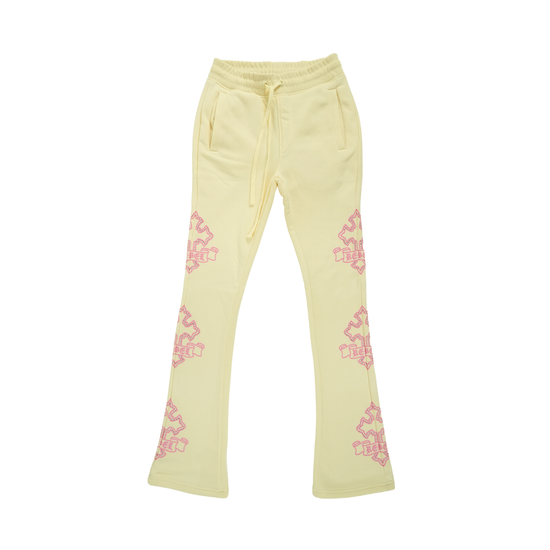 Men's Gothic Rebel Joggers | Cream