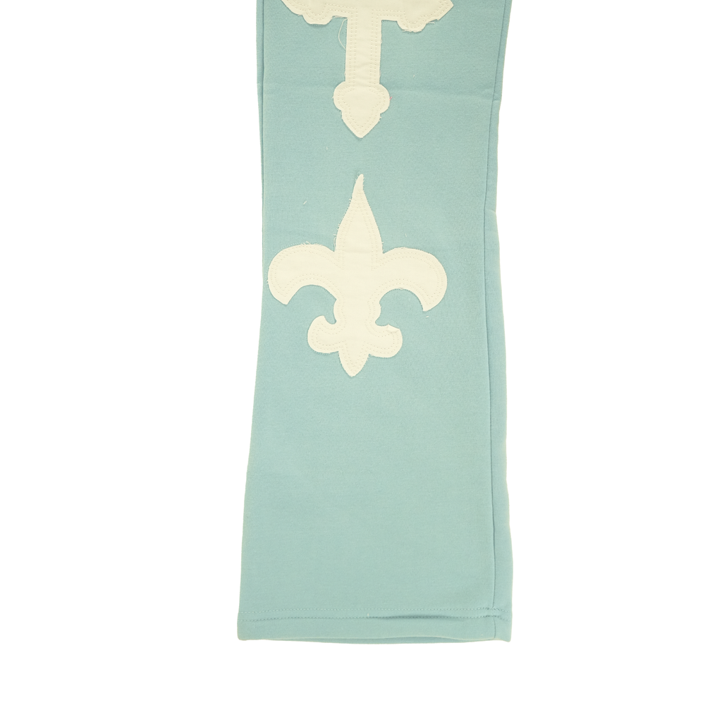 Men's Saint Studded Joggers | Light Blue