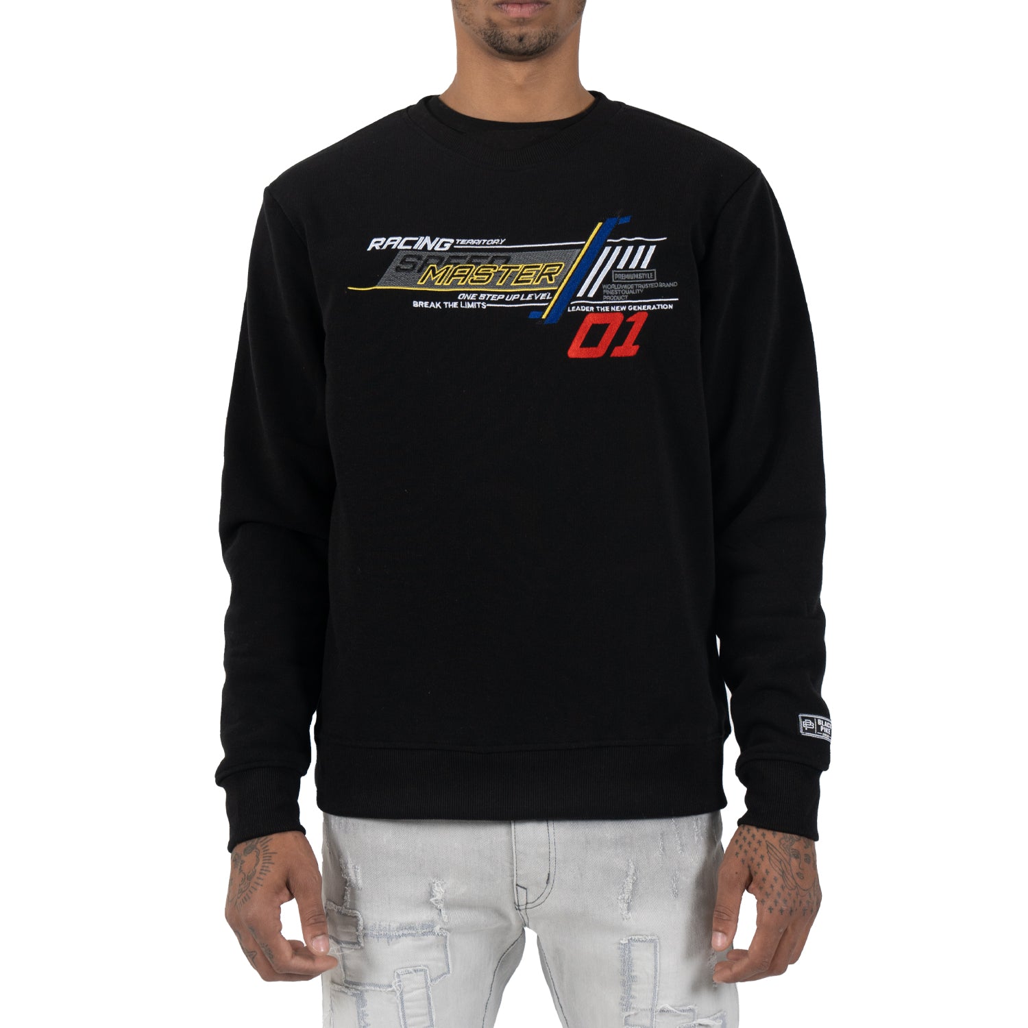 Men's Speed Kings Racer Crewneck Sweatshirt | Black