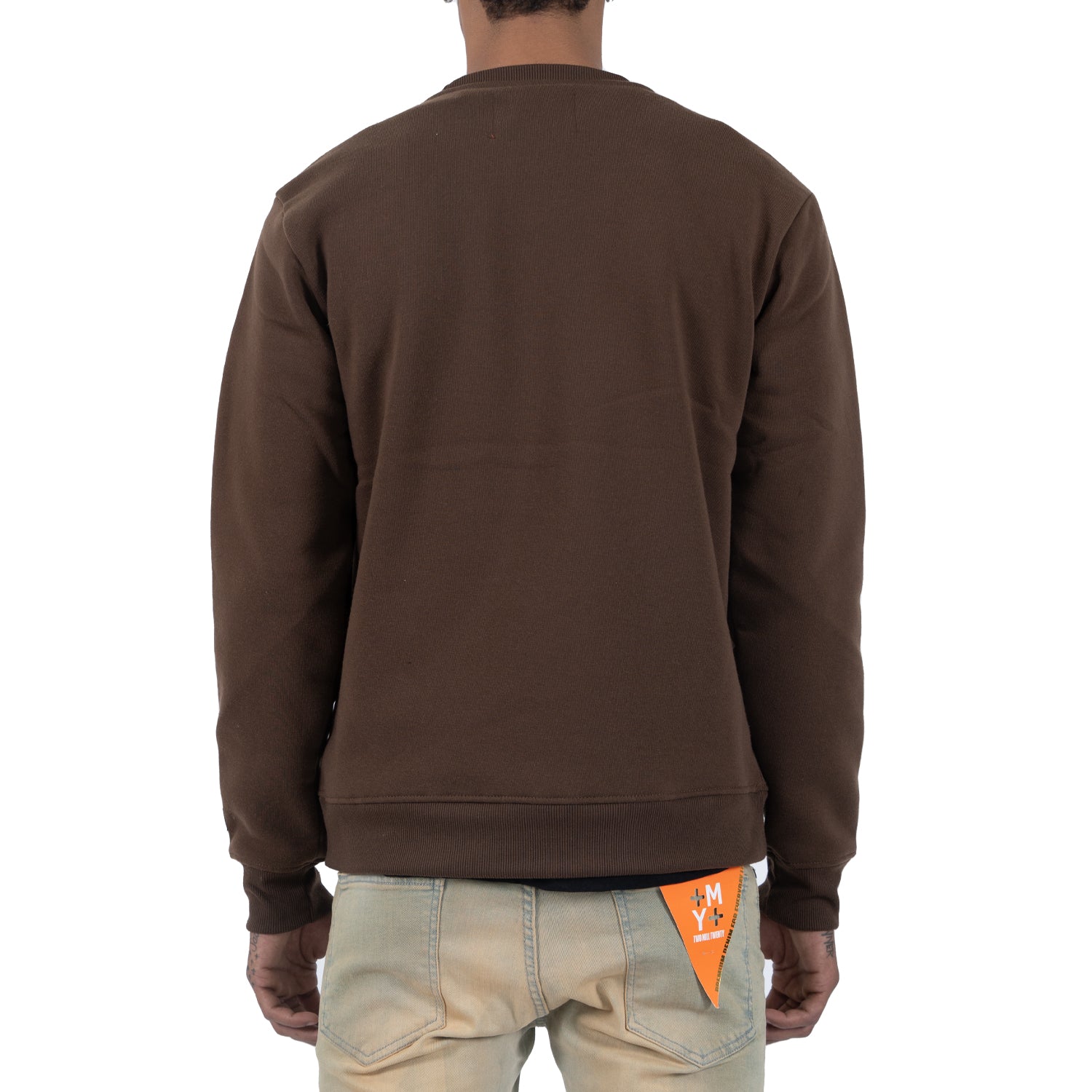 Men's Android Teddy Bear Crewneck Sweatshirt | Brown