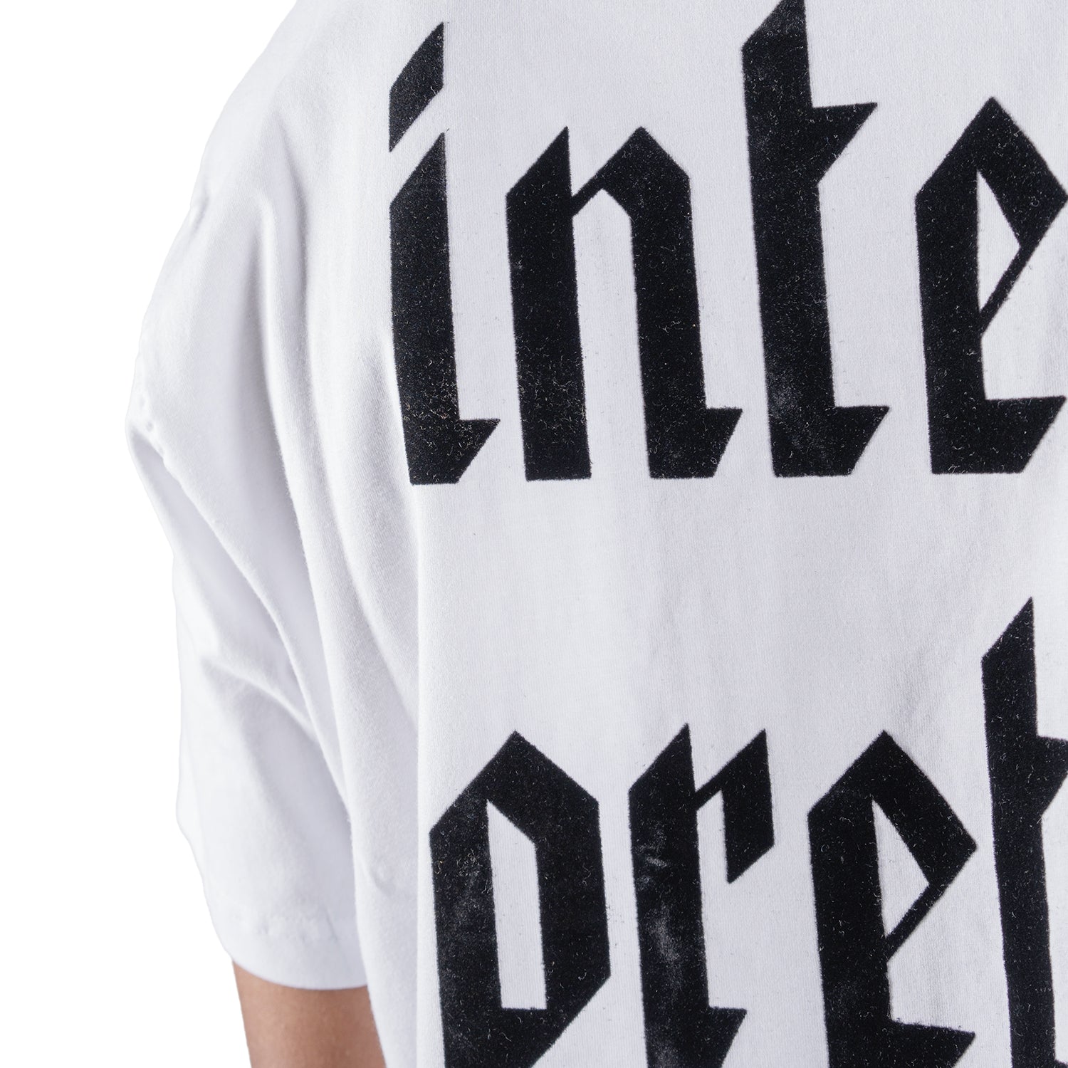 Men's Illicit Ski Mask Script Graphic Tee | White