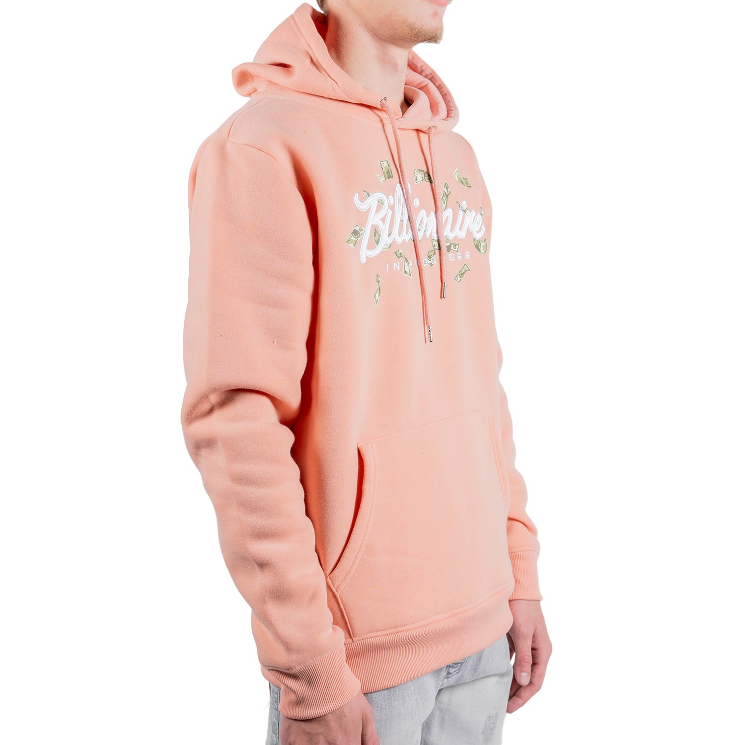 Men's Billionaire Cash Money Hoodie | Pink