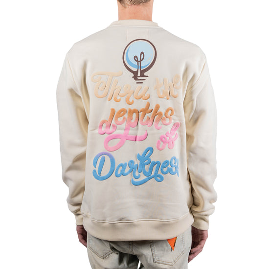 Men's Follow the Light Graphic Script Sweatshirt | Off White