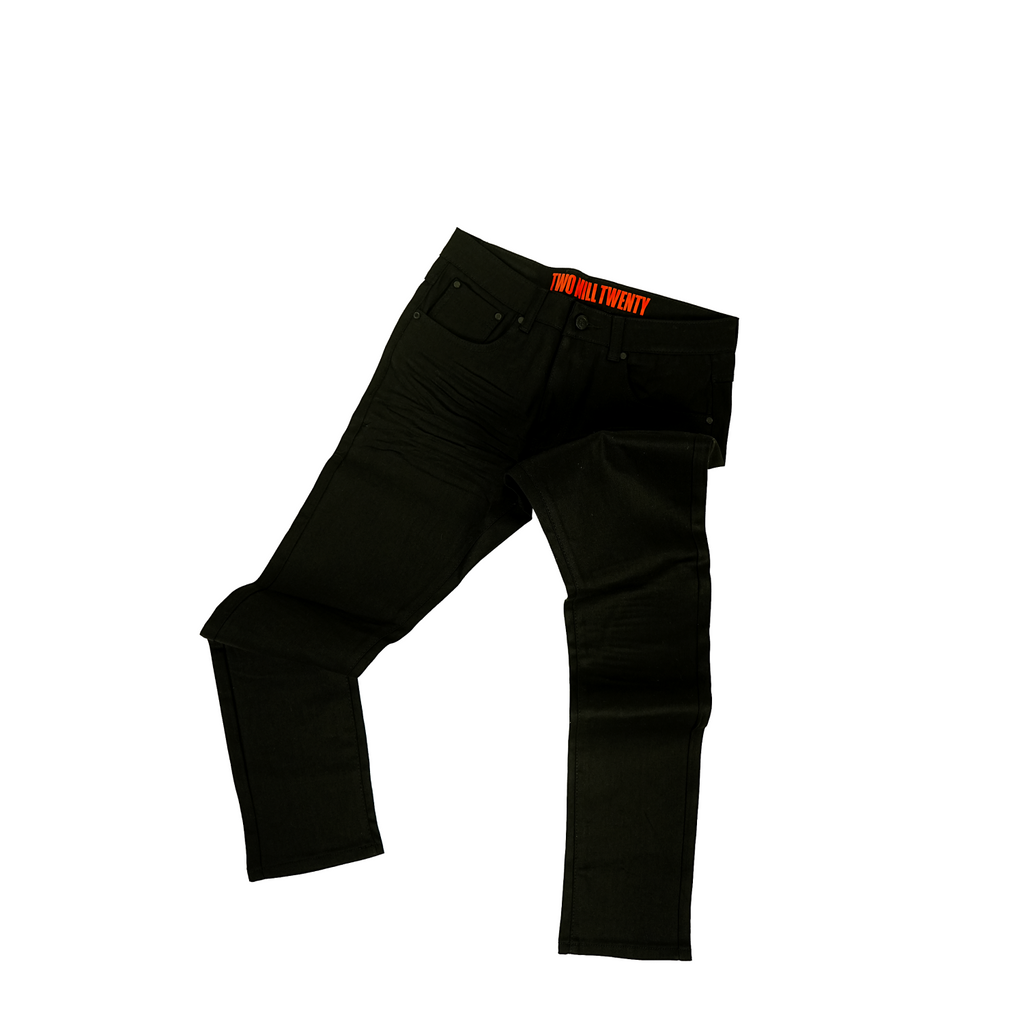 Men's Relaxed Slim Fit Jeans | Jet Black