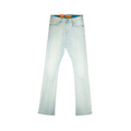 Men's Light Wash Crystal Rhinestone Straight Leg Jeans