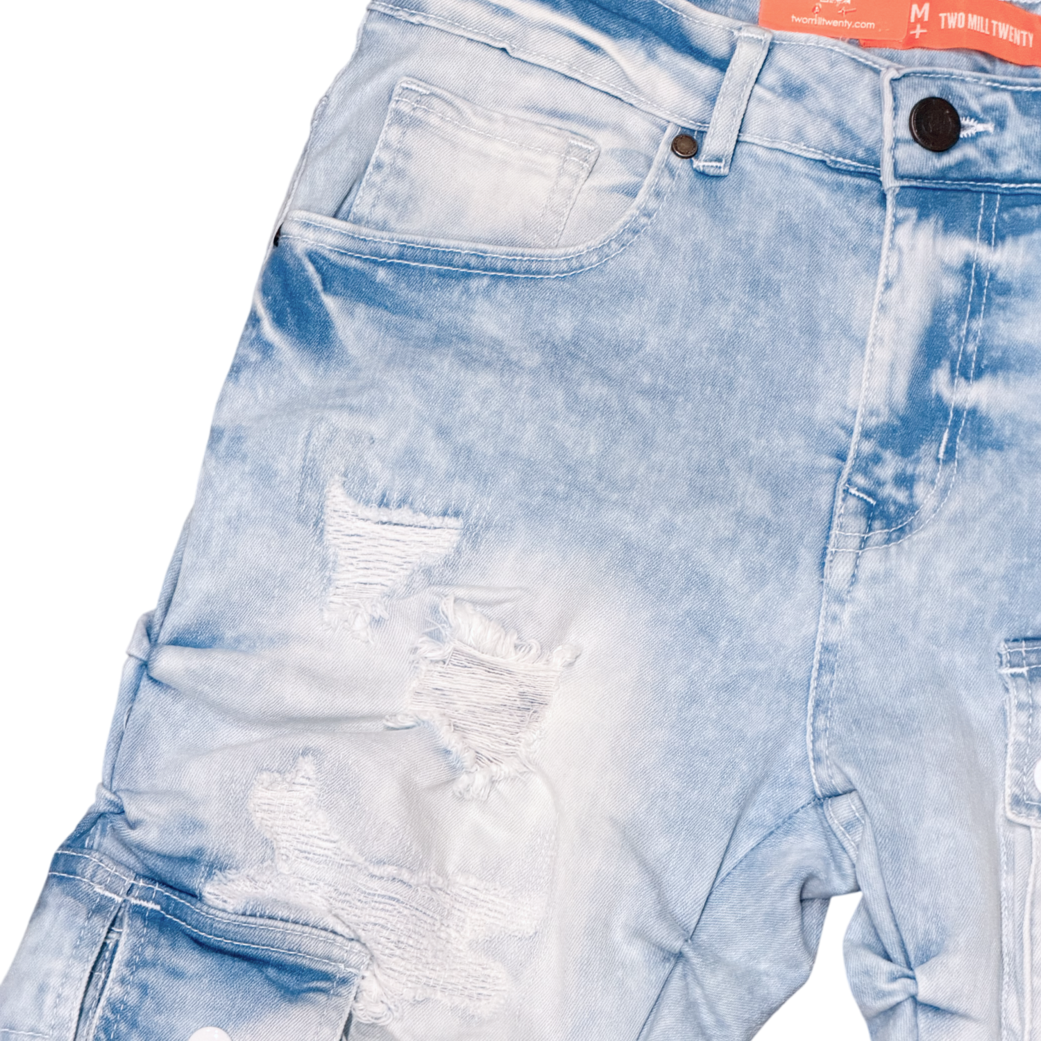 Men's Cargo Skinny Stacked Jeans | Vintage