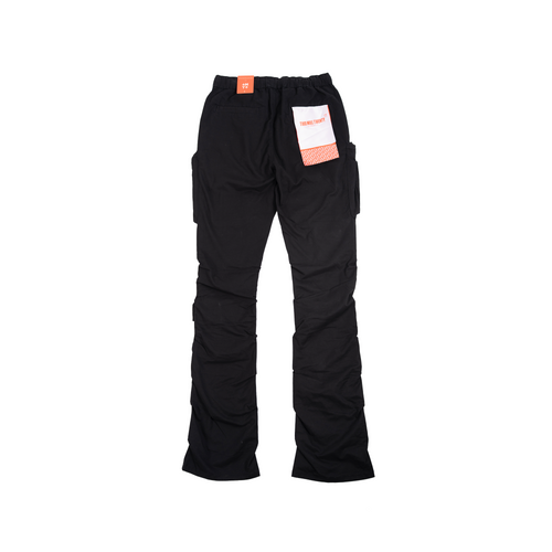 APEX Cargo Stacked Pants - Black