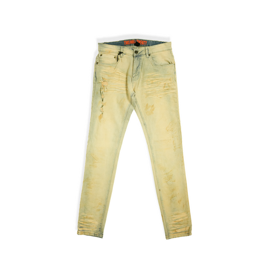 Men's Vintage Wash Skinny Jeans