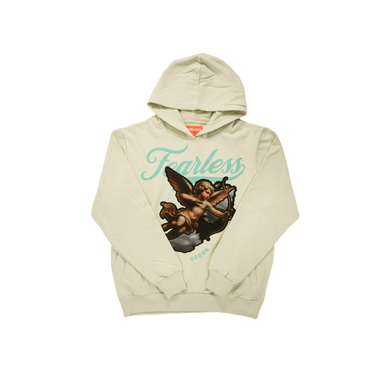 Unisex Fearless Angel Hoodie | Cream