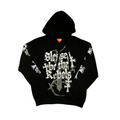 Unisex Gothic Blessed Rebels Hoodie | Black