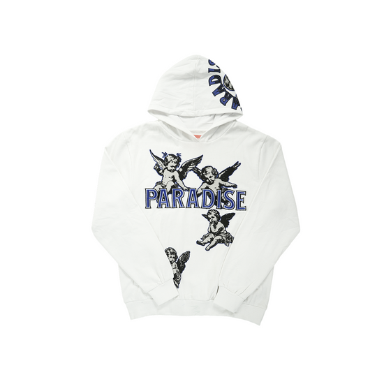 Men's Paradise Angel Hoodie | White