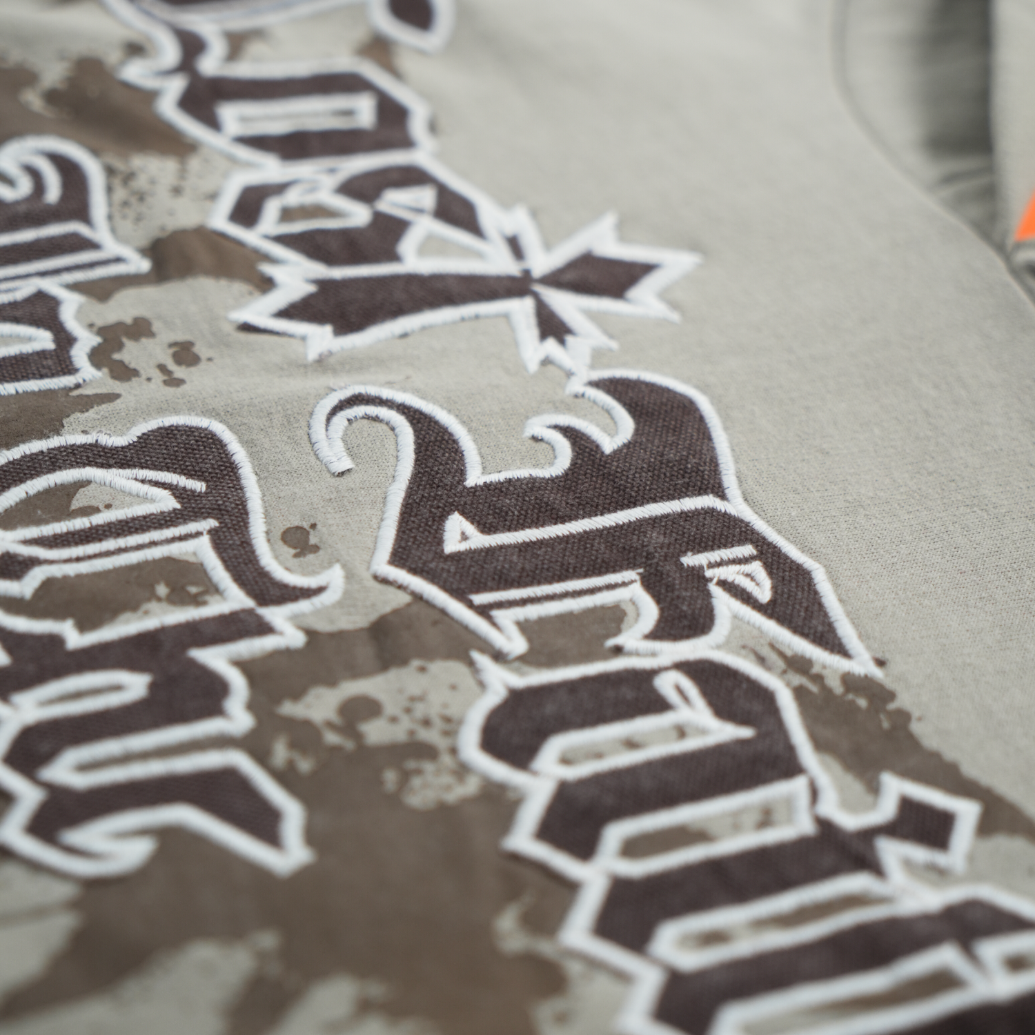 Men's Lost Faith Gothic Hoodie | Taupe Brown