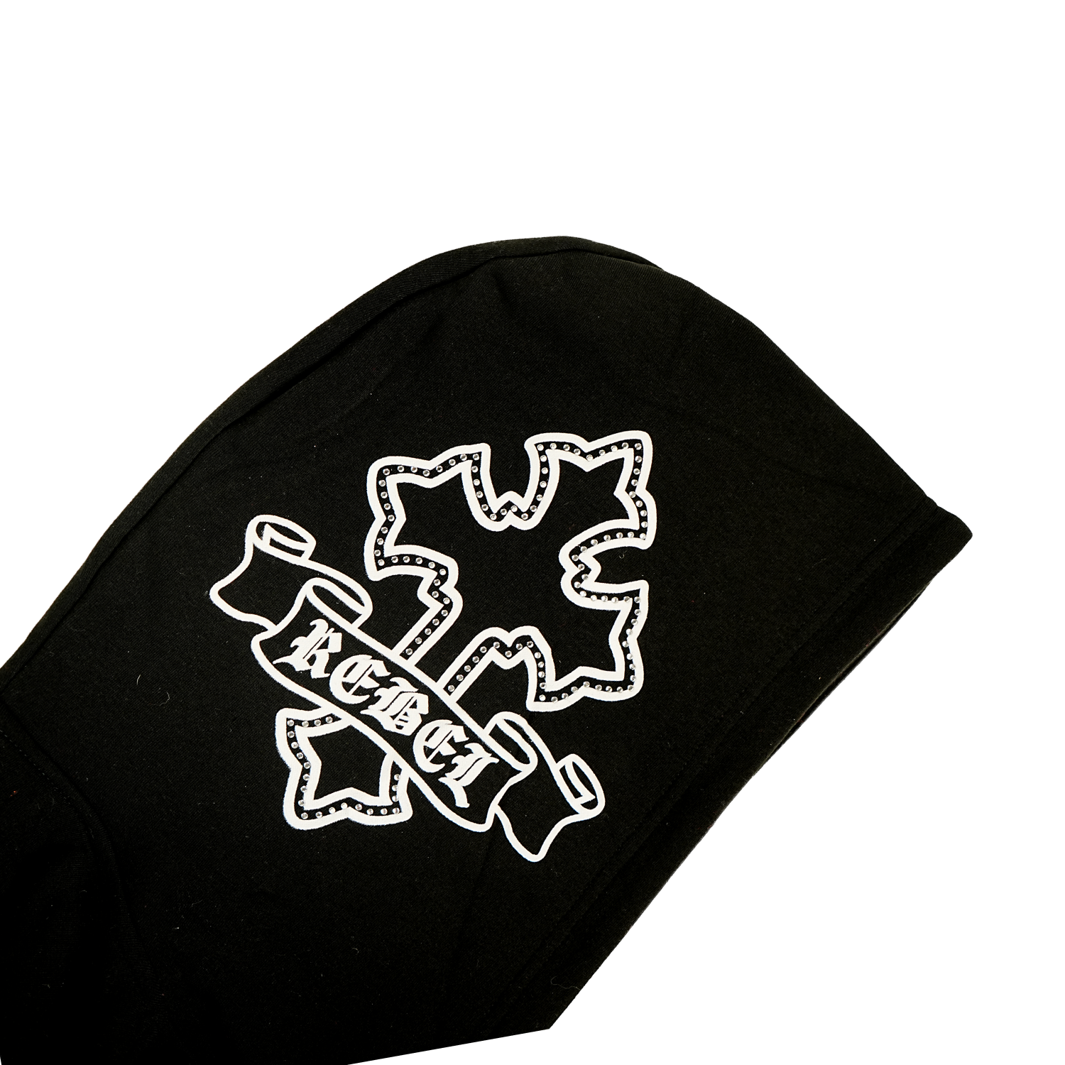 Unisex Gothic Rebel Zip Hoodie | Black