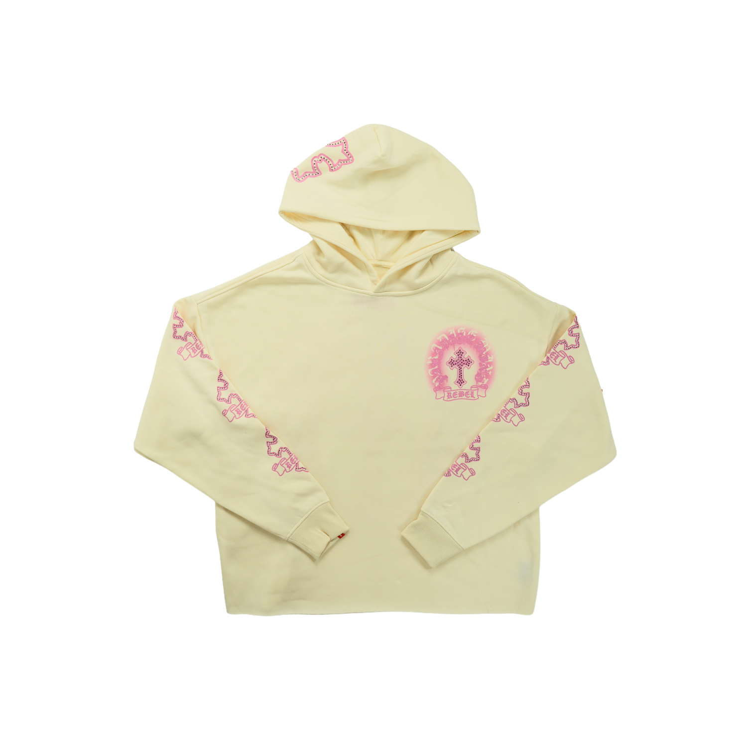 Unisex Gothic Rebel Hoodie | Cream