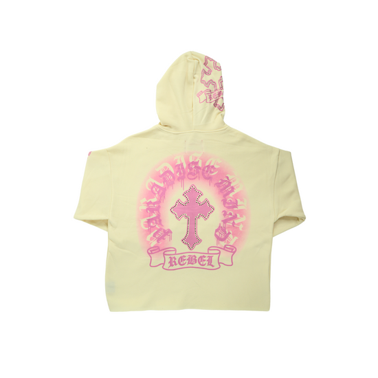 Unisex Gothic Rebel Hoodie | Cream