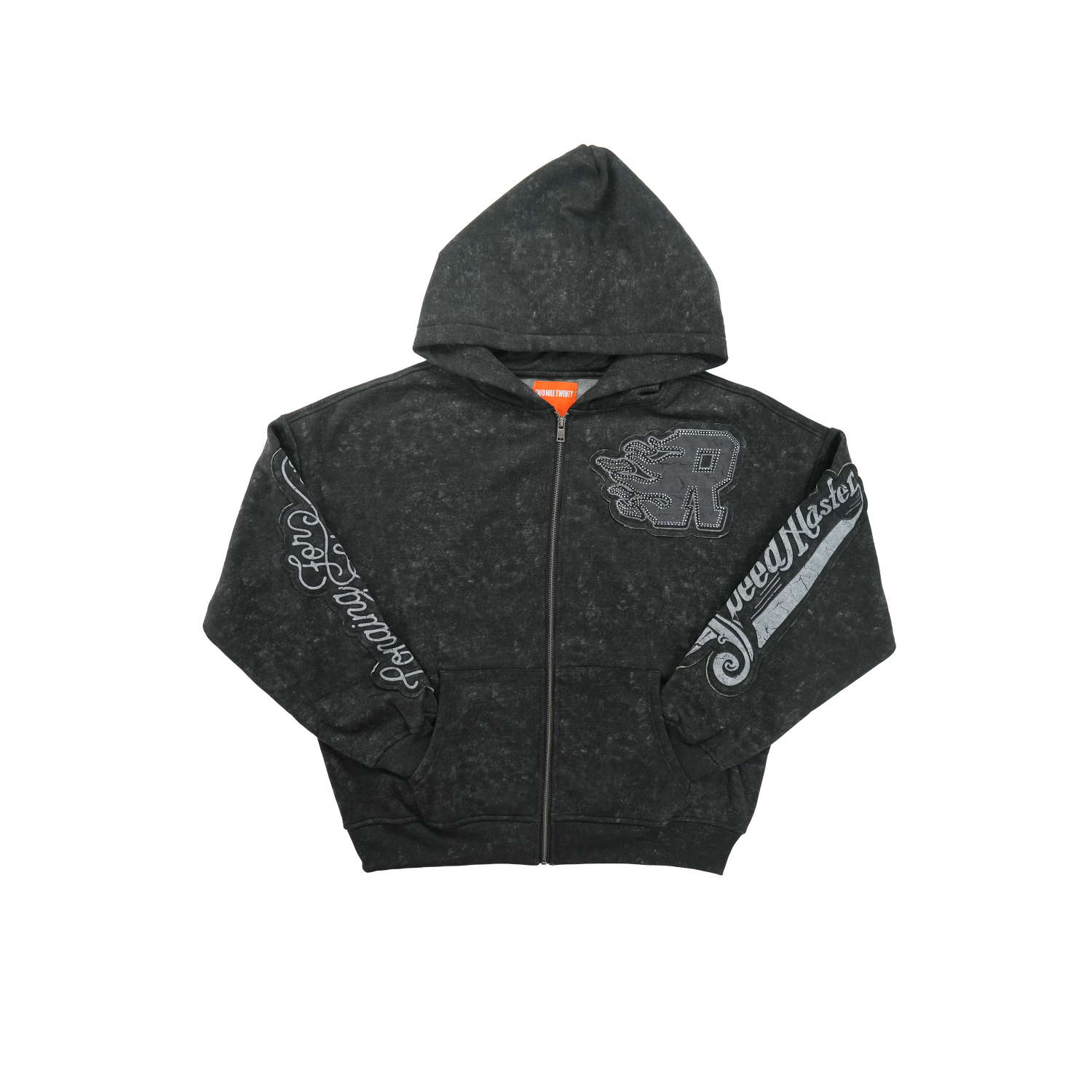 Men's Rebel Zip Hoodie | Vintage Black