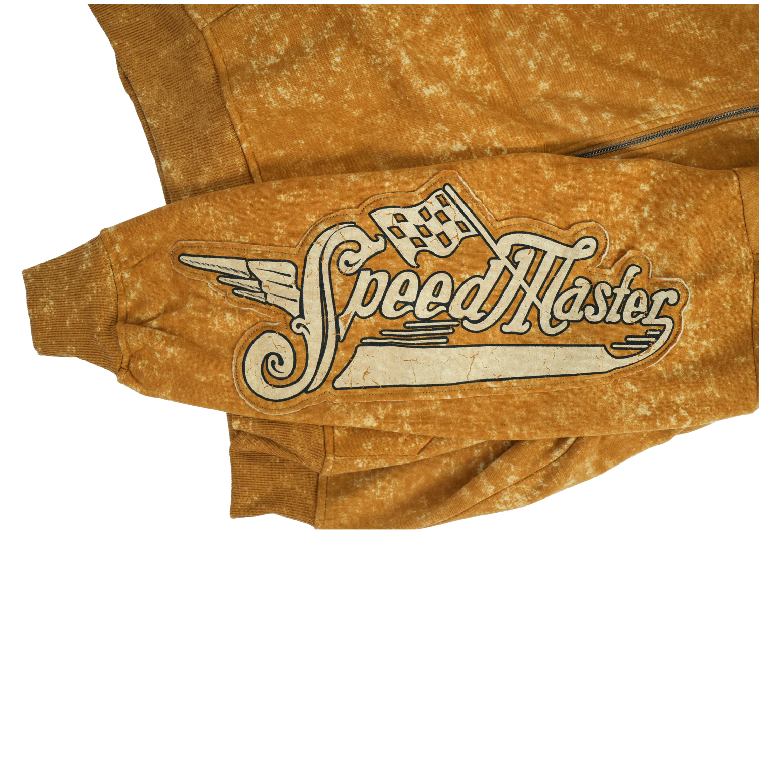 Men's Born to Rebel Zip Hoodie | Timber Brown