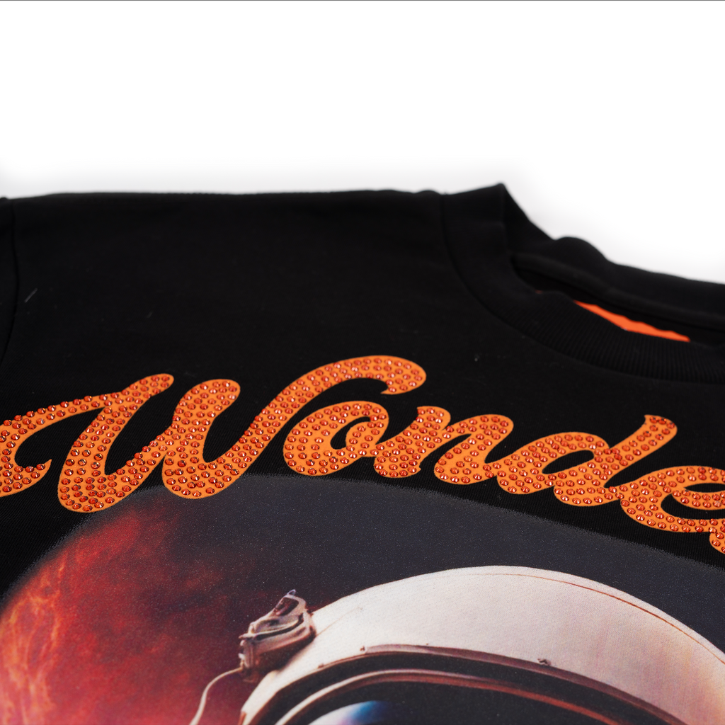 Men's Graphic Wonderlust Crewneck | Black