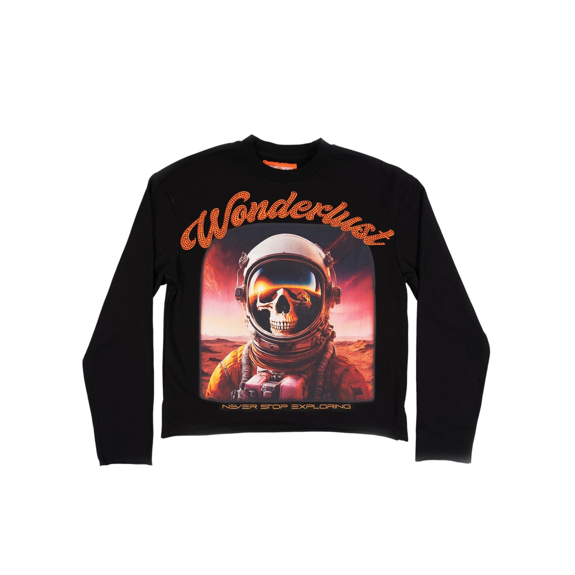 Men's Graphic Wonderlust Crewneck | Black