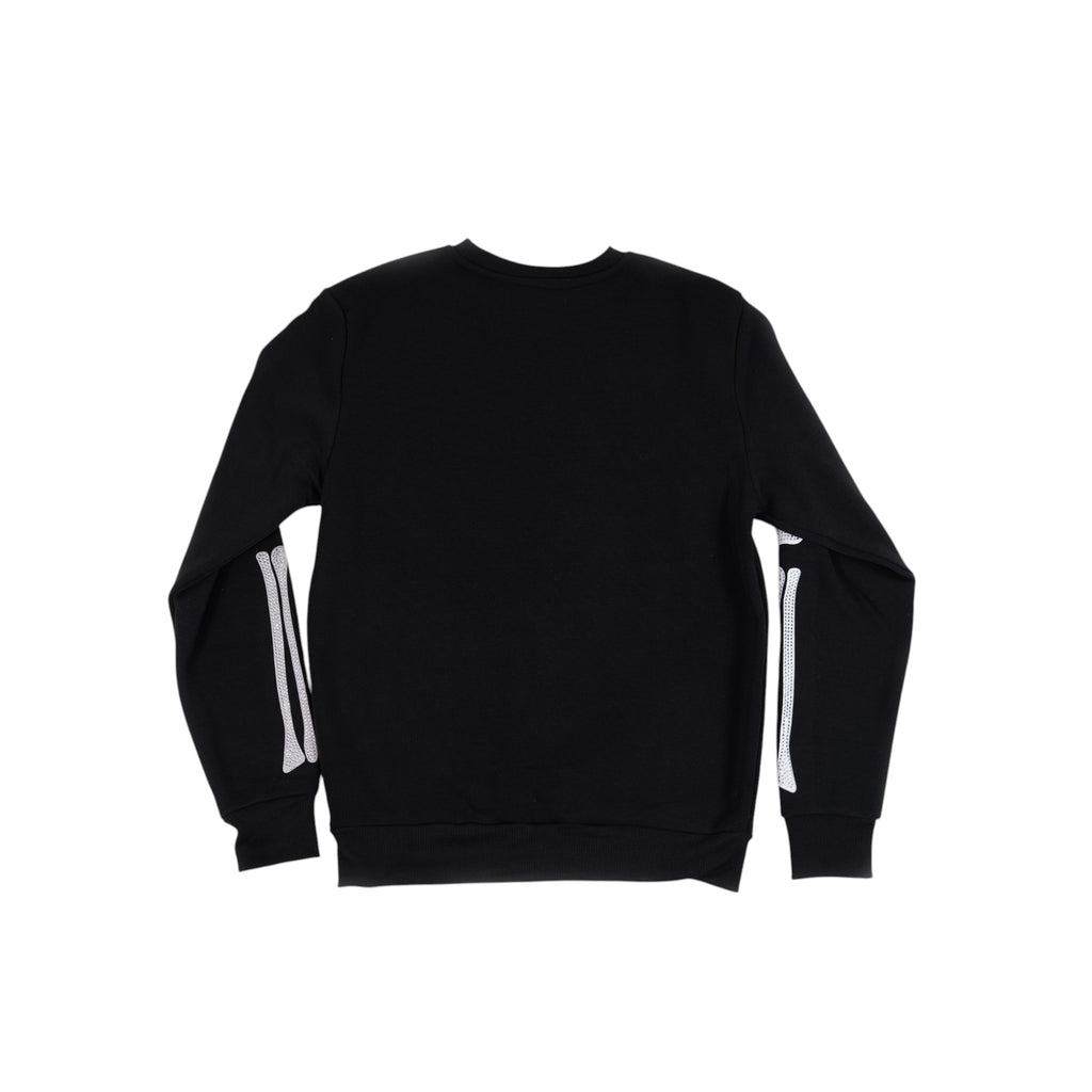 Men's Bones Fleece Crewneck | Black