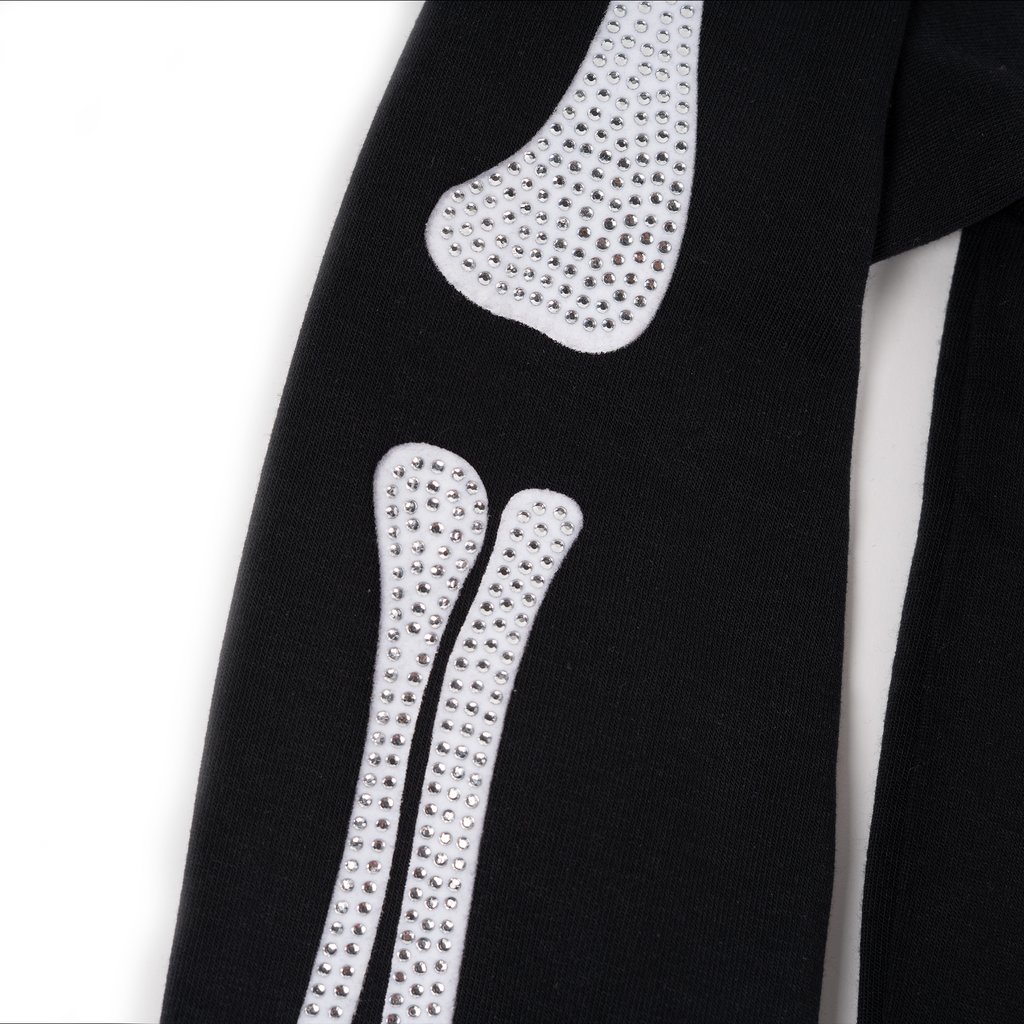 Men's Bones Fleece Crewneck | Black