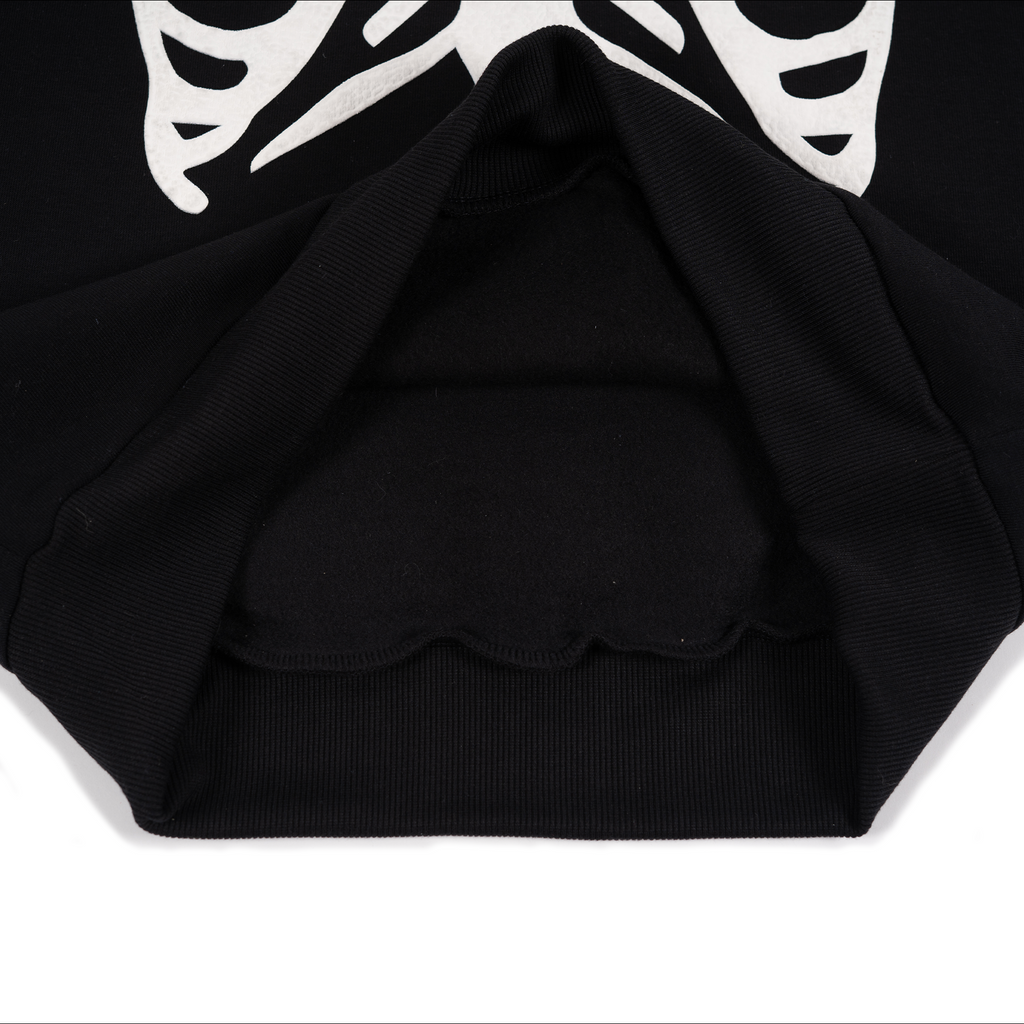 Men's Bones Fleece Crewneck | Black