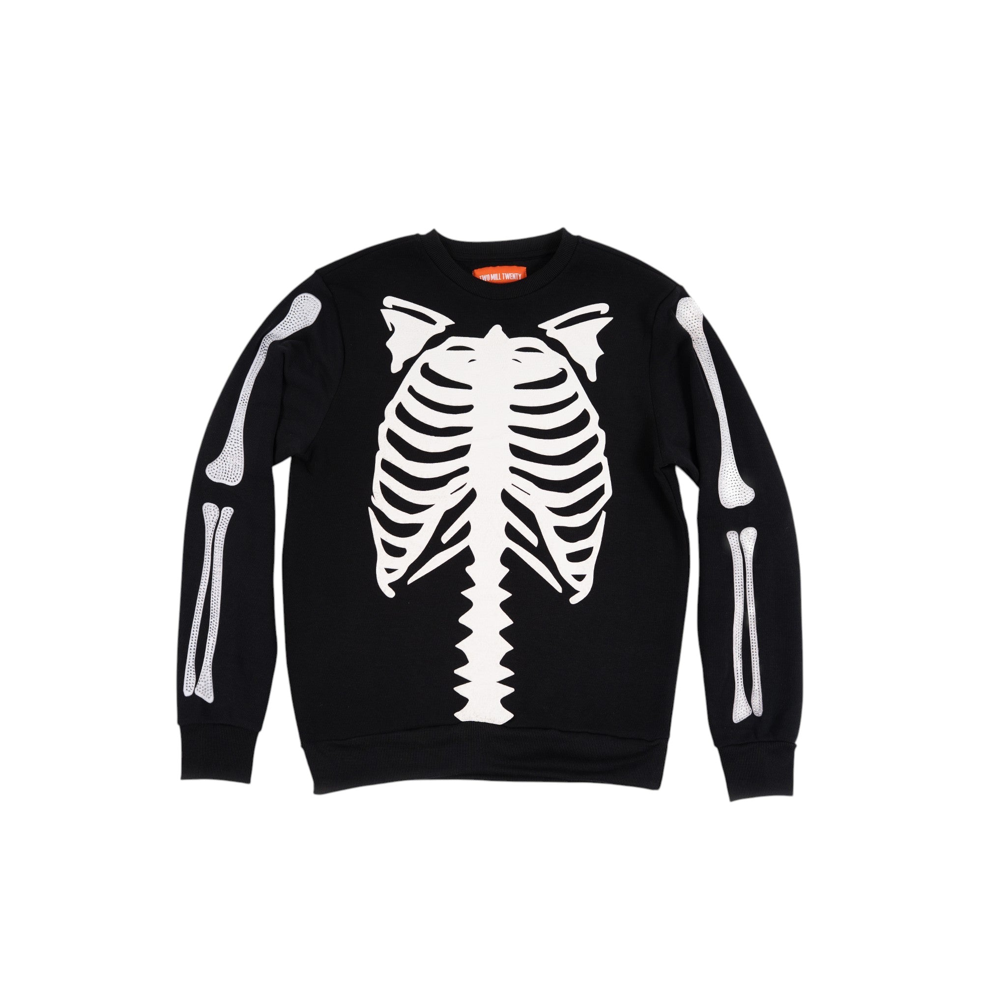 Men's Bones Fleece Crewneck | Black