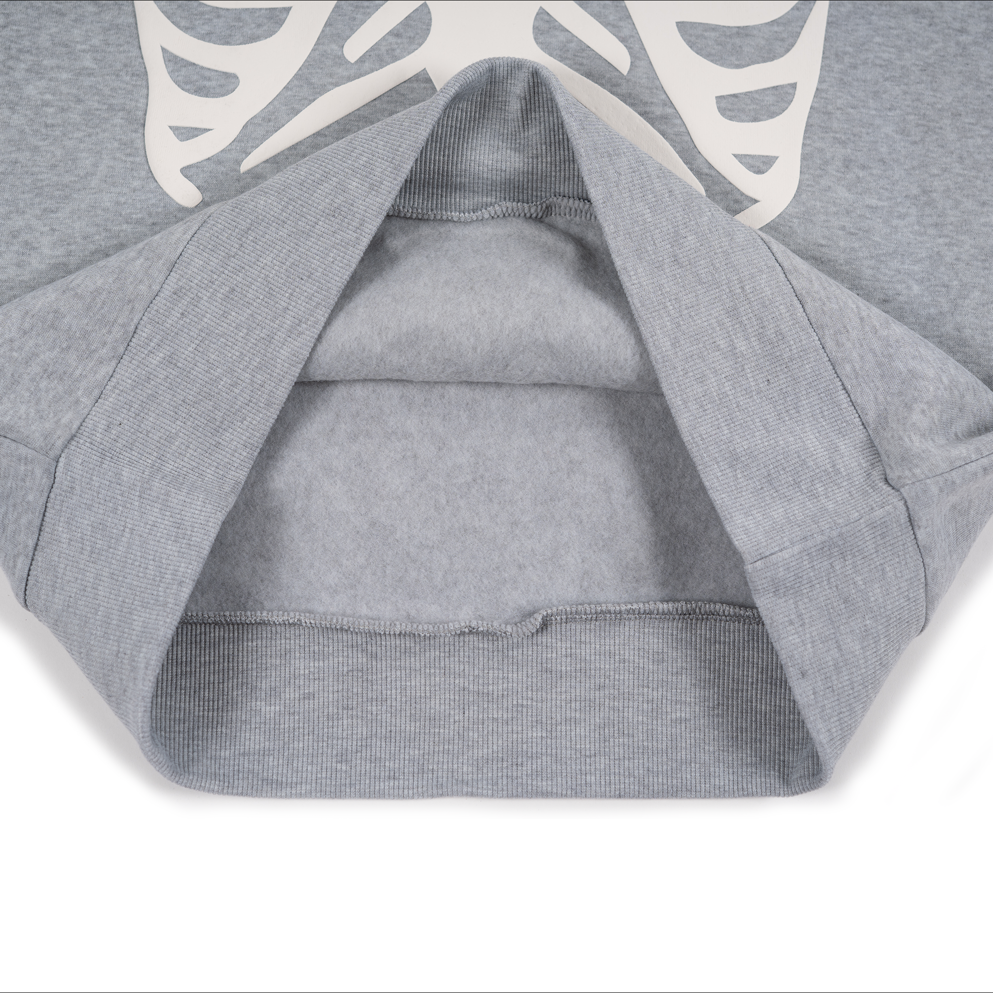 Men's Bones Fleece Crewneck | Heather Grey