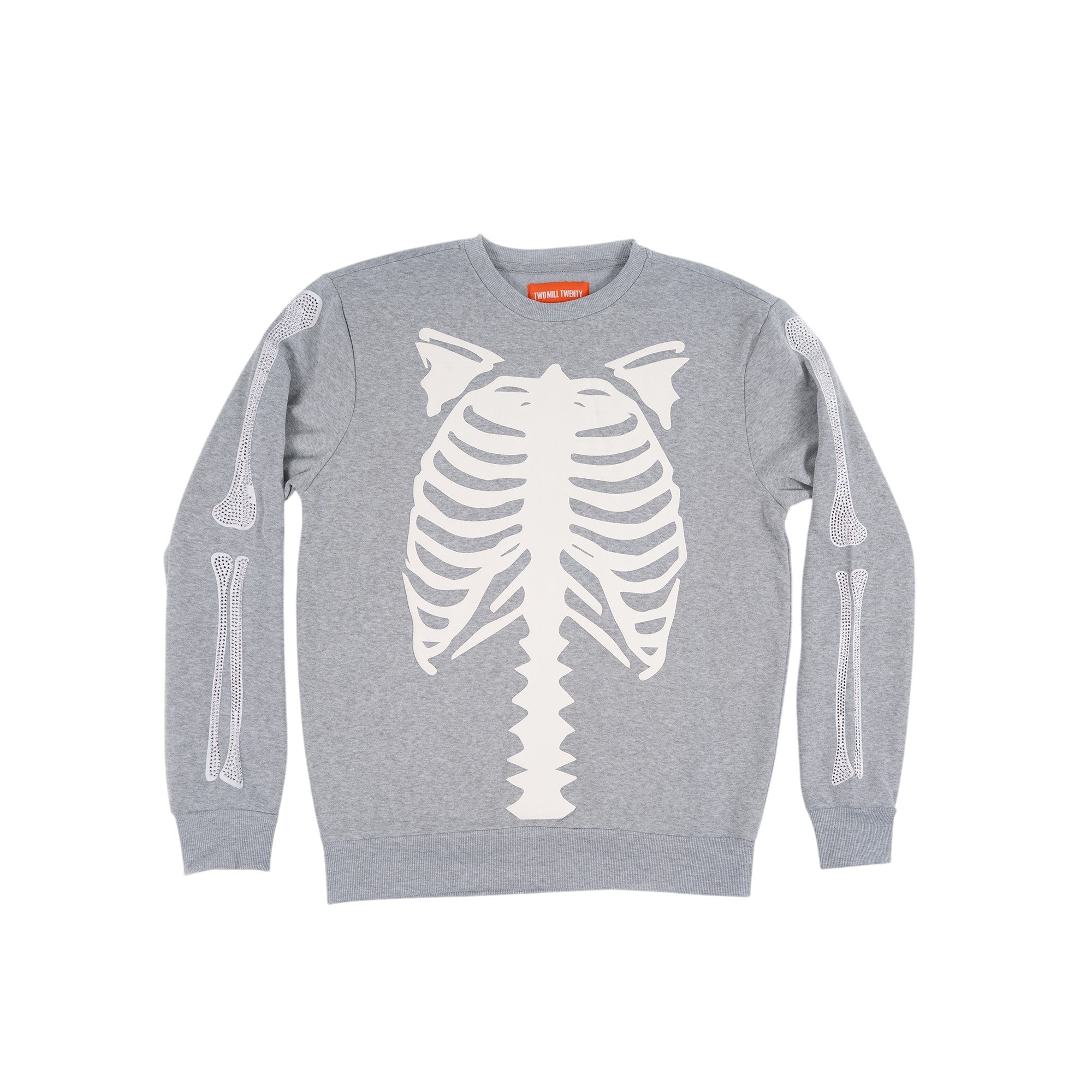 Men's Bones Fleece Crewneck | Heather Grey