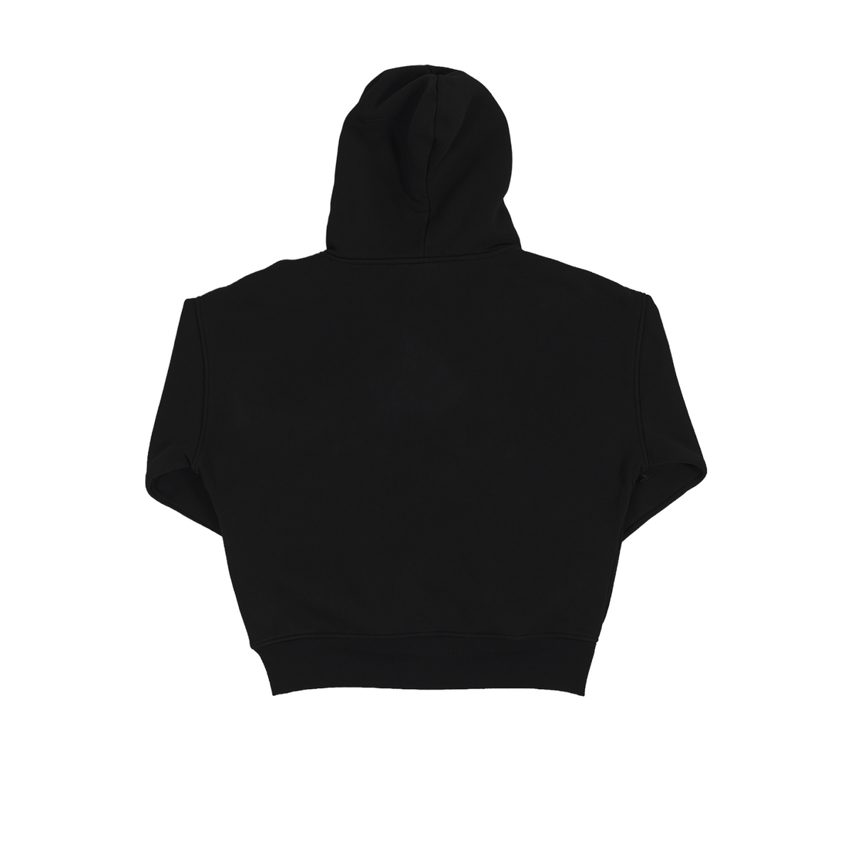 GHOSTED (Plain) Zip-Up | Jet Black